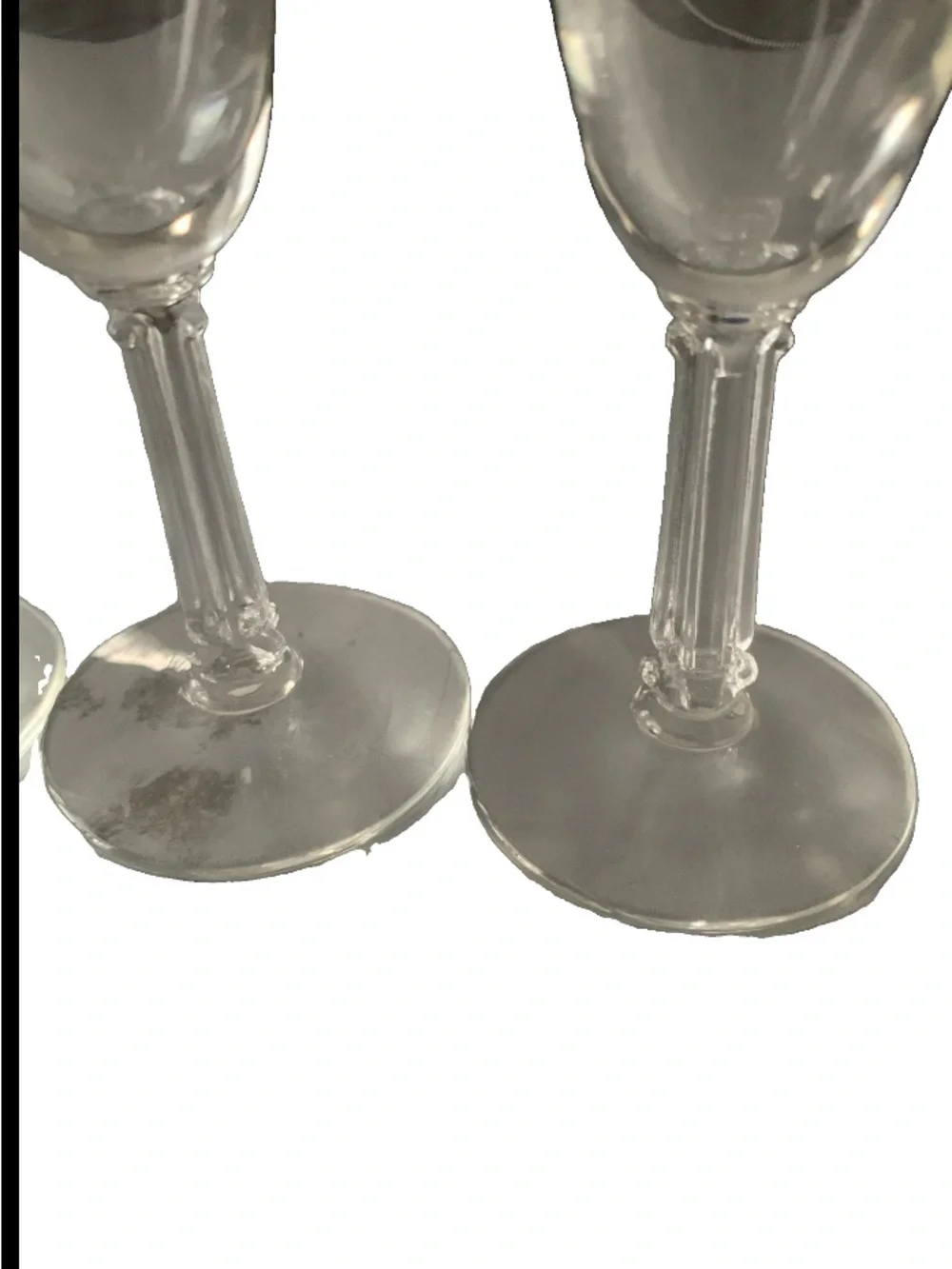 Vintage Libbey Silver Leaf Foliage Cordial Glass Lot of 4 Stemmed Shot Goblet
